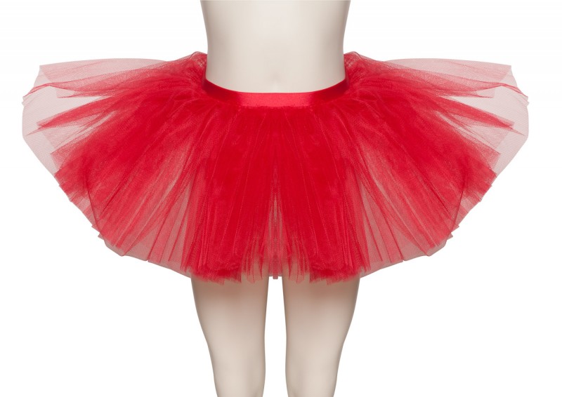 Red Premium Soft Net Tutu Skirt Dance Ballet Girls And Ladies All