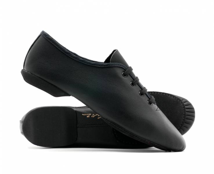 black stage shoes