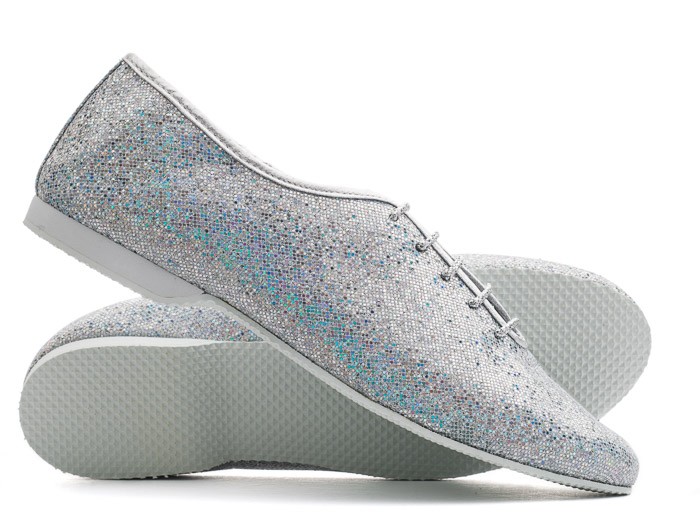glitter dance sneakers