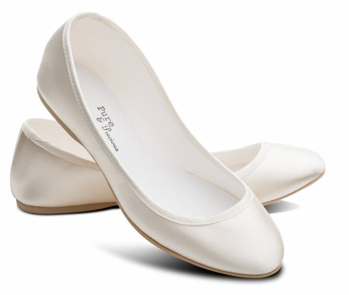 girls white ballerina shoes